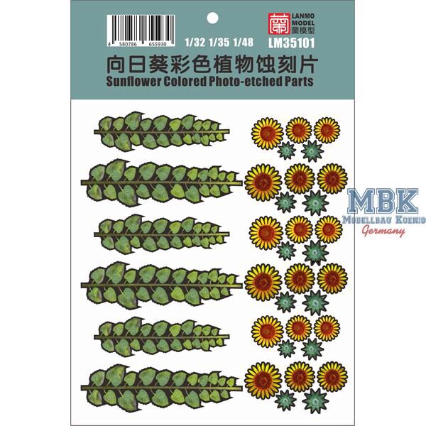LANMO Model LAN-LM35101 Sunflower Colored Photo-etched Parts (1/35 scale)