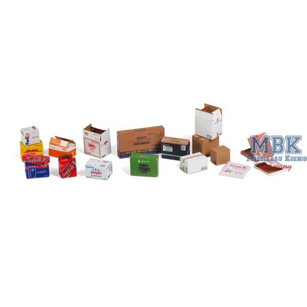 Matho Models MATHO35092 Cardboard Boxes - Small Set 2
