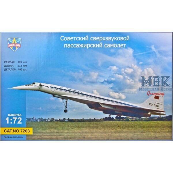 MODELSVIT MSVIT7203 Tupolew Tu-144S Concordski  Nato: Charger  1:72