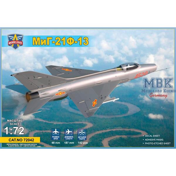 MODELSVIT MSVIT72042 Mikoyan MiG-21F-13