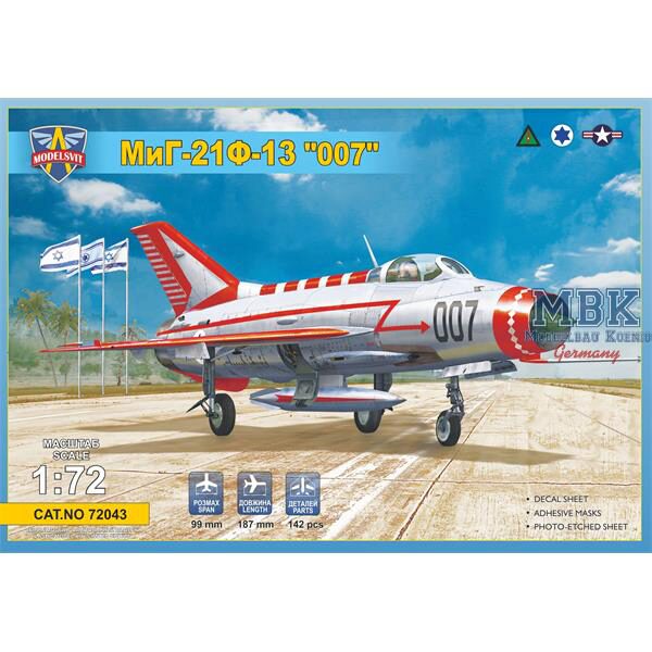 MODELSVIT MSVIT72043 Mikoyan MiG-21F-13