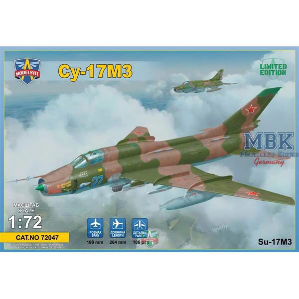 MODELSVIT MSVIT72047 Su-17M3 advanced fighter-bomber (re-release)
