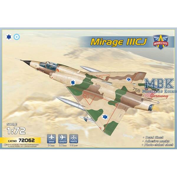 MODELSVIT MSVIT72062 Mirage III CJ Shahak