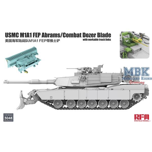 Rye Field Model RFM5048 M1A1 FEP Abrams / Combat Dozer Blade