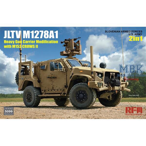 Rye Field Model RFM5099 JLTV M1278A1 (HGC) with M153 CROWS II 2in1