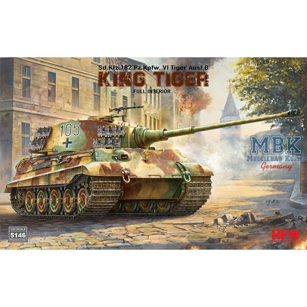 RYE FIELD MODEL RFM5146 Sd.Kfz.182 Pz.Kpfw. VI Tiger Ausf.B King Tiger INT