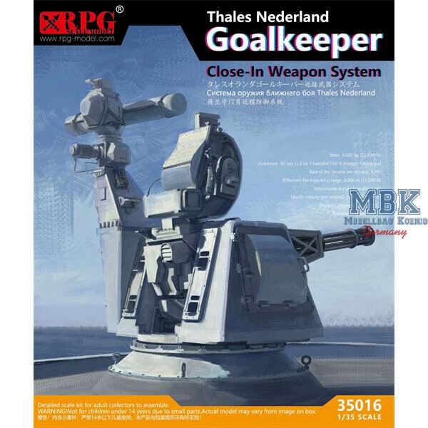 RPG RPG35016 RPG CIWS Thales Goalkeeper Close-In Weapon System
