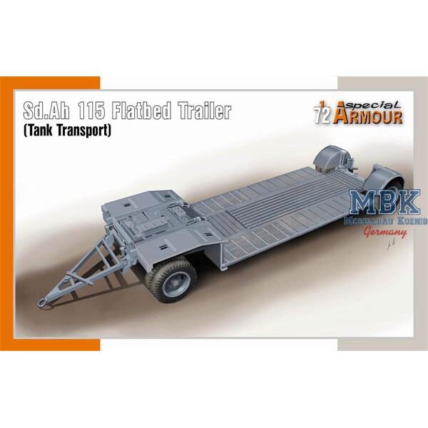 Special Armour SA72022 Sd.Ah 115 Flatbed Trailer (Tank Transport)