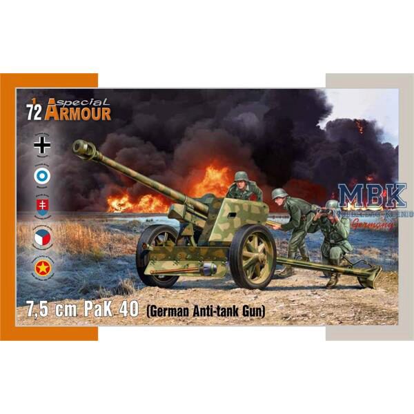 Special Armour SA72025 7,5 cm PaK 40  German Anti-tank Gun’ 