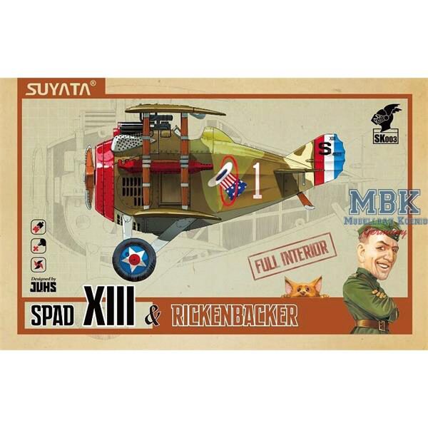 SUYATA SUY-SK003 Spad XIII & Rickenbacker