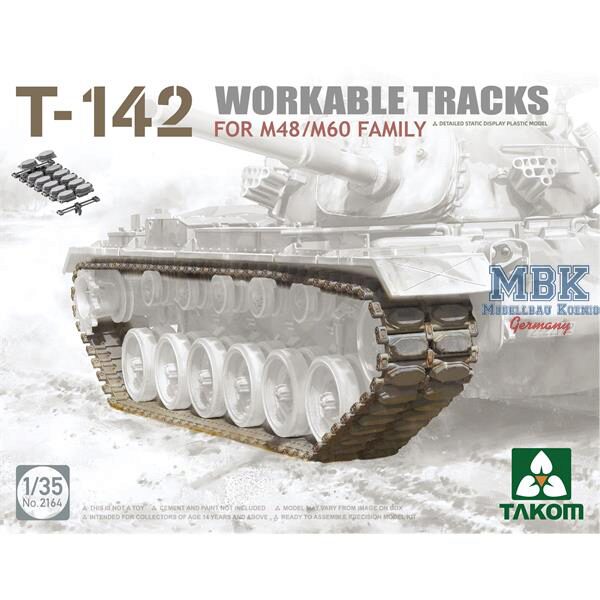 TAKOM MODEL TAK2164 T-142 Workable Tracks for M48 / M60 Family