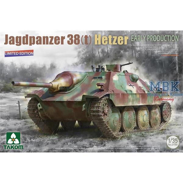 TAKOM MODEL 2170X TAK2170X Jagdpanzer 38(t) Hetzer EARLY-Limited Ed.