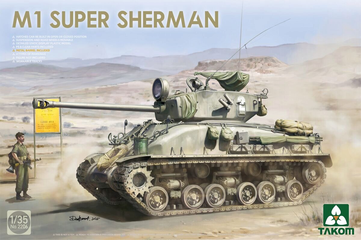 TAKOM MODEL TAK2206 M1 Super Sherman