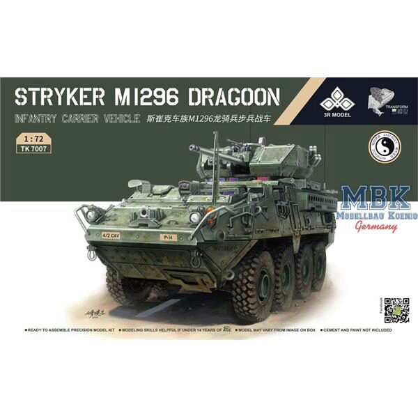 3R Model TK-7007 Stryker M1296 Dragoon