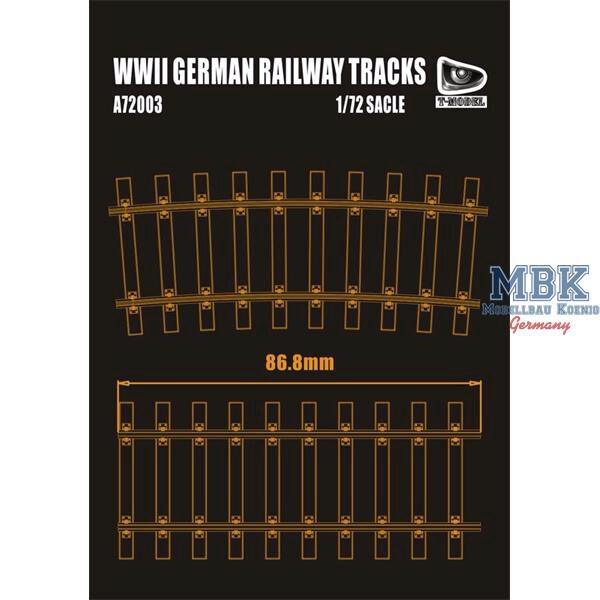 T-MODEL TMOA72003 German Railway Tracks - 35cm long