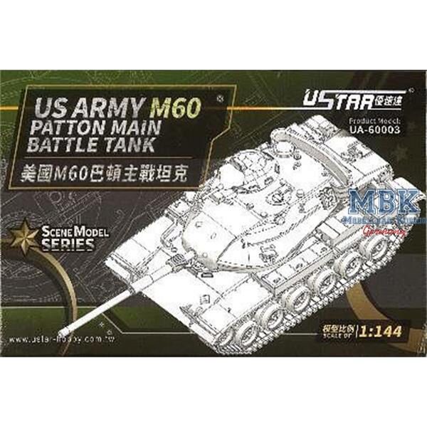 USTAR HOBBY USTAR-60003 US Army M60 Patton Main Battle Tank 1:144