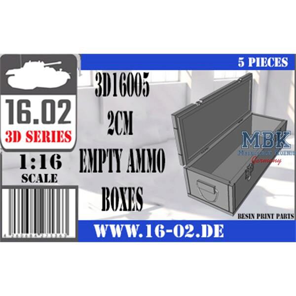 16.02 VK-3D16005 Empty 2cm Ammo boxes