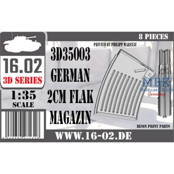 16.02 VK-3D35003 2cm Flak ammunition magazine