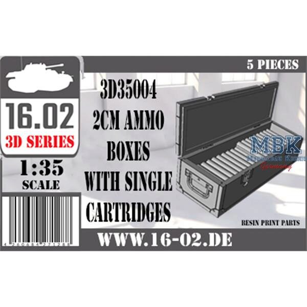 16.02 VK-3D35004 2cm Ammo boxes with single cartridges