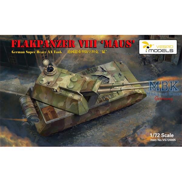 Vespid Models VS720005 Flakpanzer VIII Maus - German Super Heavy AA Tank