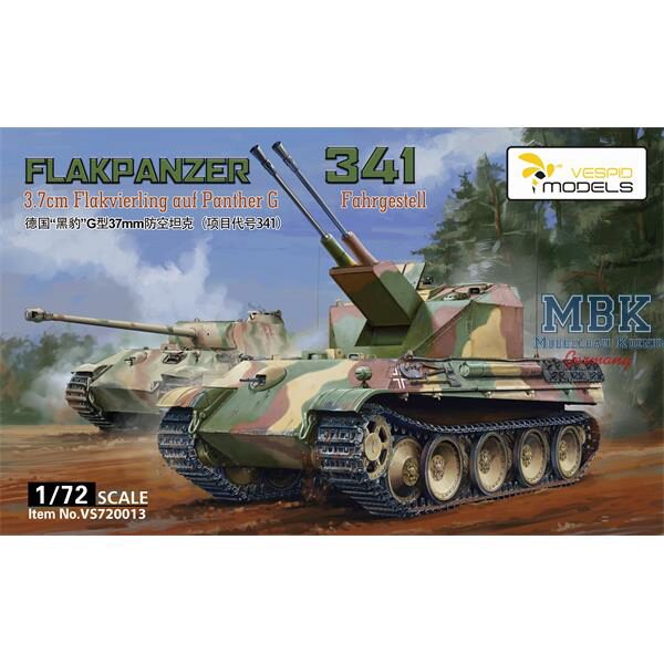 Vespid Models VS720013 Flakpanzer 341 3.7cm Flak auf Panther G