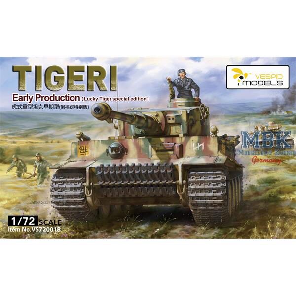 Vespid Models VS720018 Tiger I Early Production (Special edition)