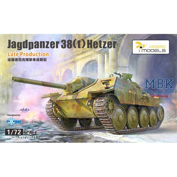Vespid Models VS720021 Jagdpanzer 38 (t) Hetzer - Late Production