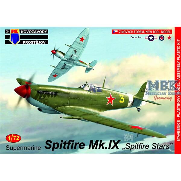 Kovozavody Prostejov kpm72167 Supermarine Spitfire Mk.IX 'Spitfire Stars'