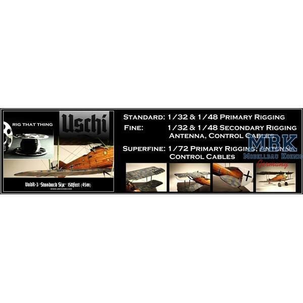 Uschi van der Rosten 4006 Elastic Rigging Thread - fine