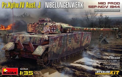 MiniArt 35339 Pz.Kpfw.IV Ausf. J Nibelungenwerk. Mid Prod. (Sep-Nov 1944) Interior Kit