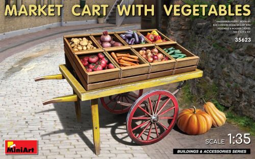MiniArt 35623 Market Cart with Vegetables