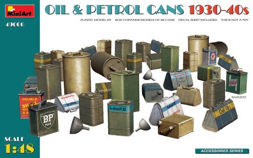 MiniArt 49006 Oil & Petrol Cans 1930-40s