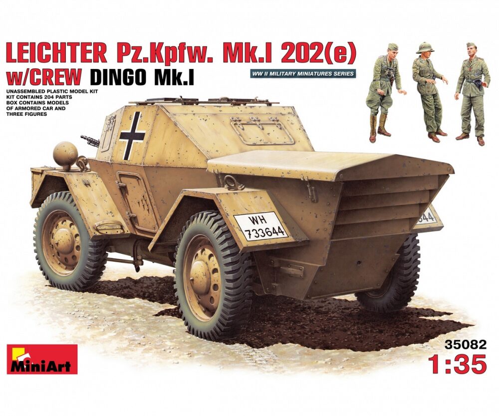 Miniart 35082 Dt. Lt. PzKpfw. MkI 202e Dingo (3)