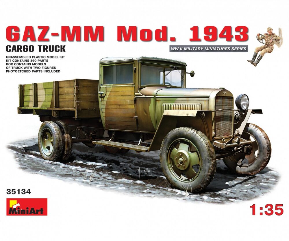 Miniart 35134 GAZ-MM Mod. 1943 Transport-LKW (2)