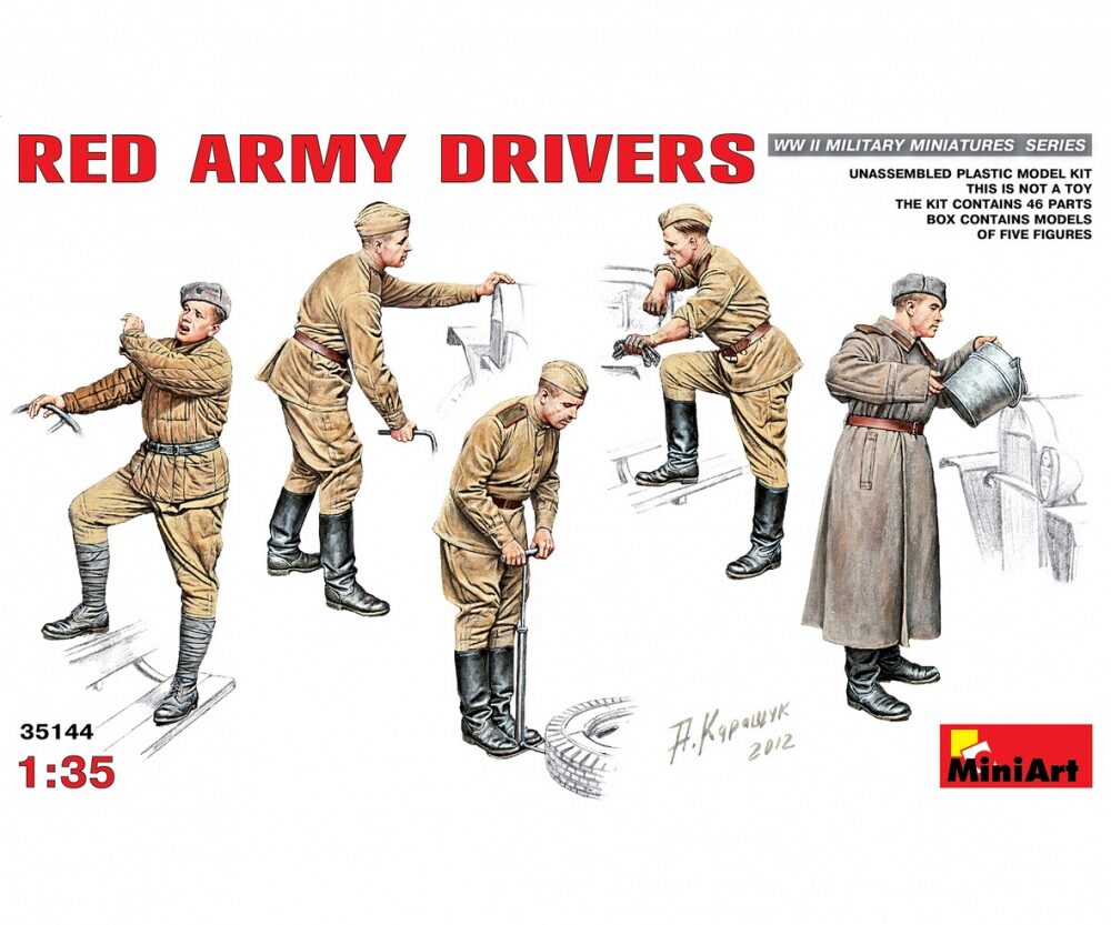 Miniart 35144 Fig. Fahrer Rote Armee (5)