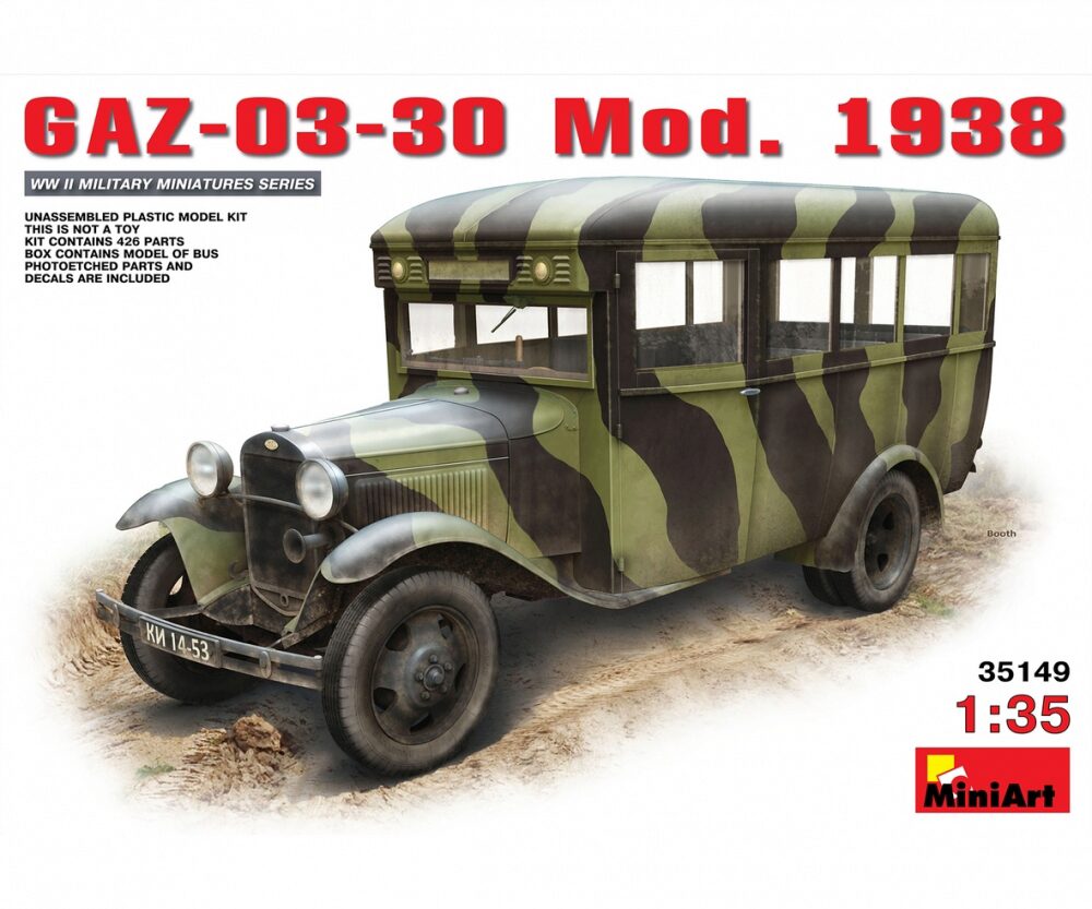 Miniart 35149 GAZ-03-30 Mod. 1938 Bus