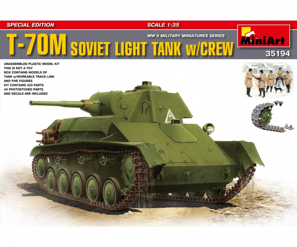 Miniart 35194 Sov. T-70M Leicht Panzer (5) Sp.Ed.
