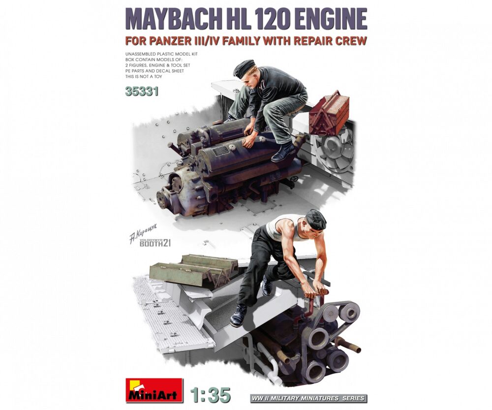 Miniart 35331 Fig. Pz-Meachniker (2)Maybach HL120