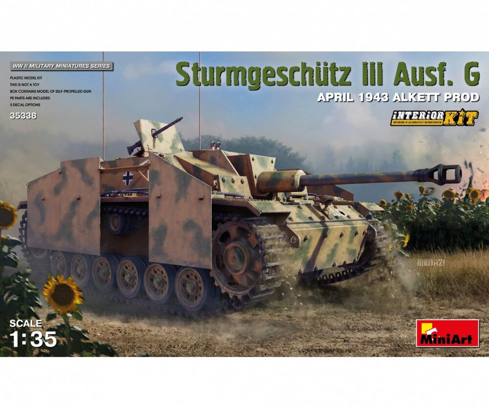 Miniart 35338 Dt. StuG III Ausf.G  Apr43 (A)Int.