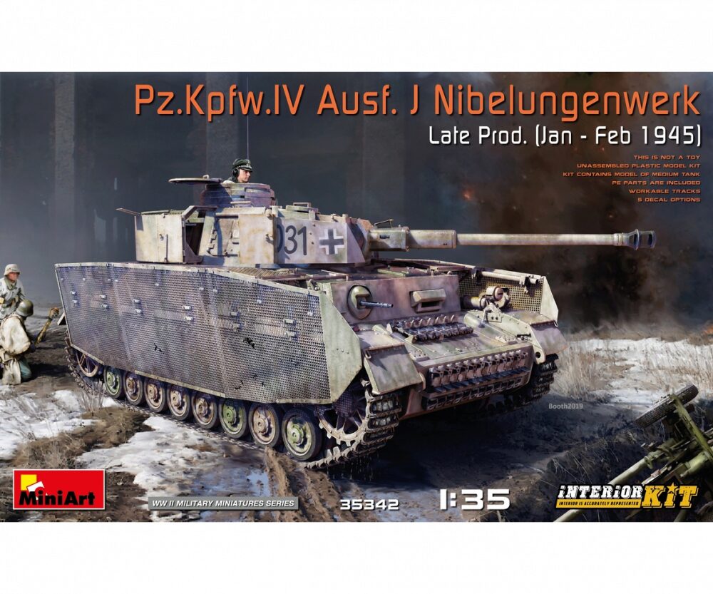 Miniart 35342 Pz.Kpfw.IV Ausf.J Jan45 Nibe. Int.