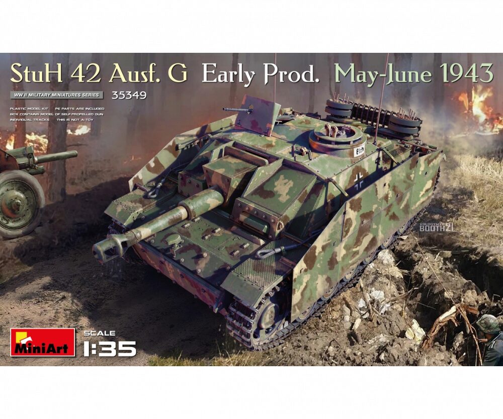 Miniart 35349 Dt. StuH 42 Ausf.G  Früh Mai43