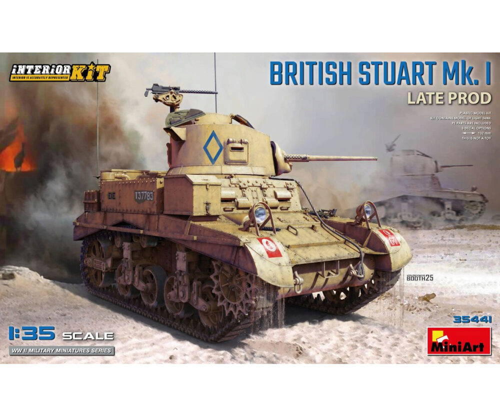 Mini Art 35441 Brit.Stuart Mk.I L.Prod.InteriorKit