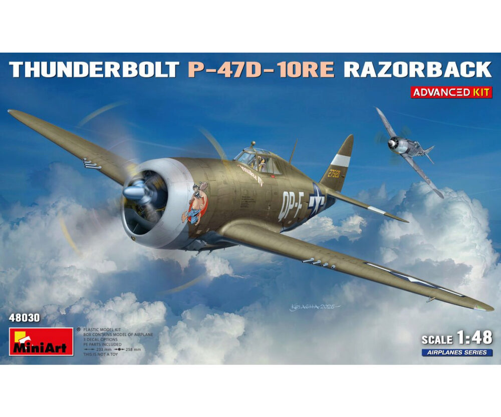 Miniart 48030 1:48 Thunderbolt P-47D-10RE Razorback