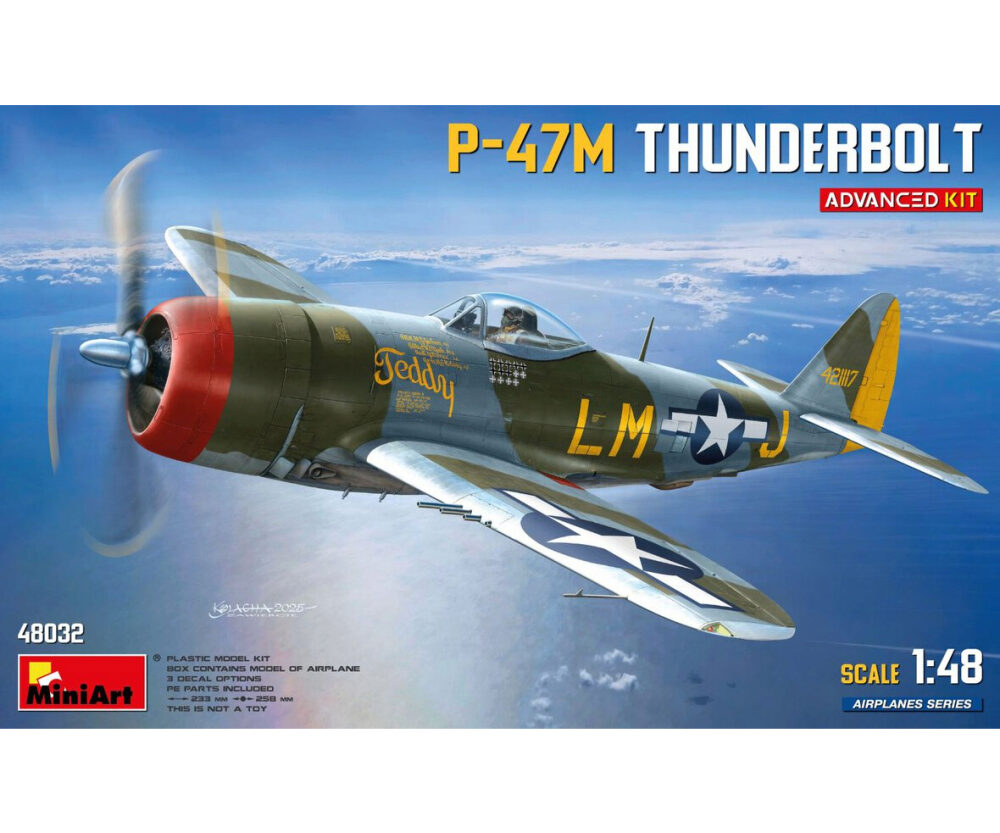 Mini Art 48032 US P-47M Thunderbolt. Advanced Kit