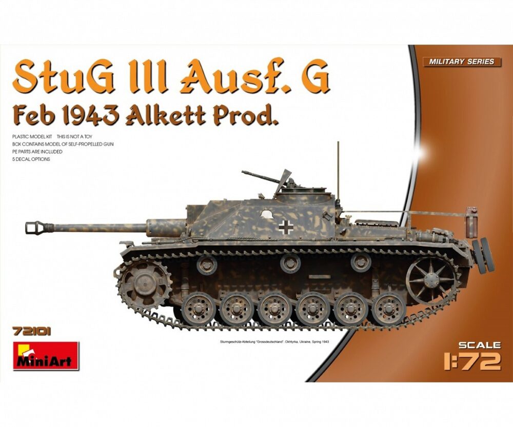Miniart 72101 Dt. StuG III Ausf.G Prod. 1943 Alk.