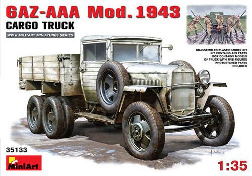 MiniArt 35133 GAZ-AAA. Mod. 1943. Cargo Truck
