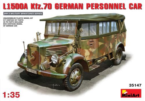 MiniArt 35147 L1500A (Kfz.70) German Personel Car