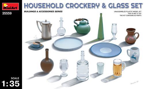 MiniArt 35559 Household Crockery & Glass Set