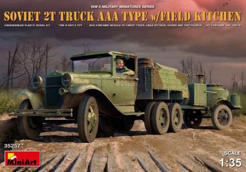 MiniArt 35257 Soviet 2 t Truck AAA Type w/Field Kitche