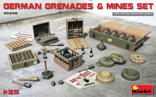 MiniArt 35258 German Grenades & Mines Set